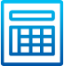 Icon depicting a data sheet